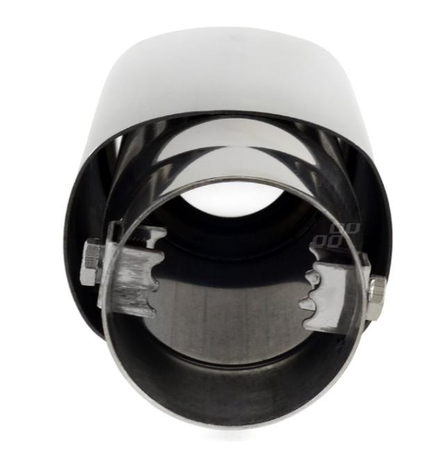 01315 AMiO MT 015 Auspuffblende oval, rund, Edelstahl, 180mm, 51mm 01315  ❱❱❱ Preis und Erfahrungen