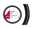 01380 Steering wheel protectors Black, White, Ø: 37-39cm, Leatherette from AMiO at low prices - buy now!