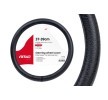 01382 Steering wheel protectors Black, Ø: 37-39cm, Leather from AMiO at low prices - buy now!