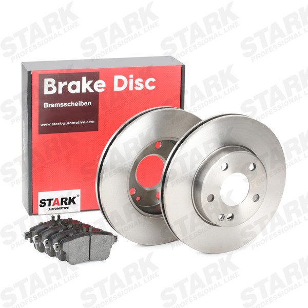 STARK Brake disc and pads set SKBK-10990439 suitable for MERCEDES-BENZ B-Class, A-Class, CLA