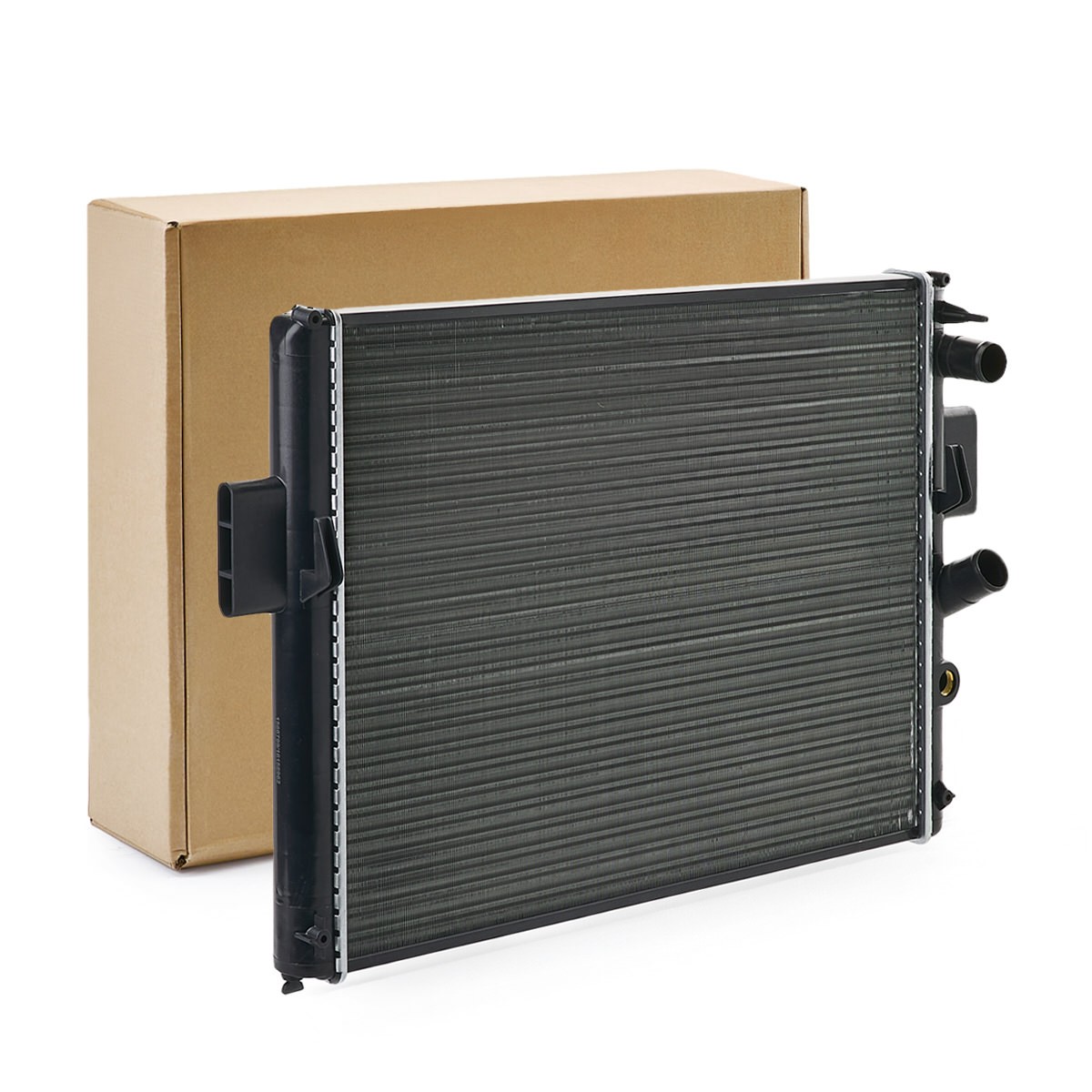RIDEX 470R1199 Engine radiator Aluminium, Plastic, for vehicles without air conditioning, without bracket, Manual Transmission