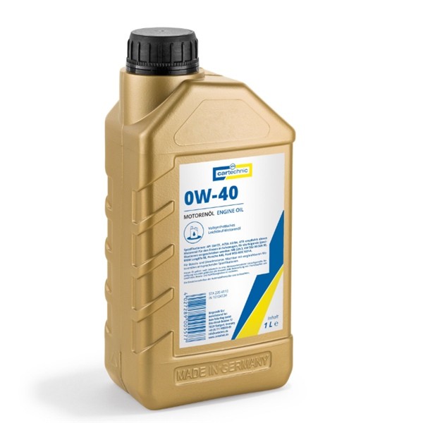CARTECHNIC Huile moteur VW,AUDI,MERCEDES-BENZ 40 27289 00557 7