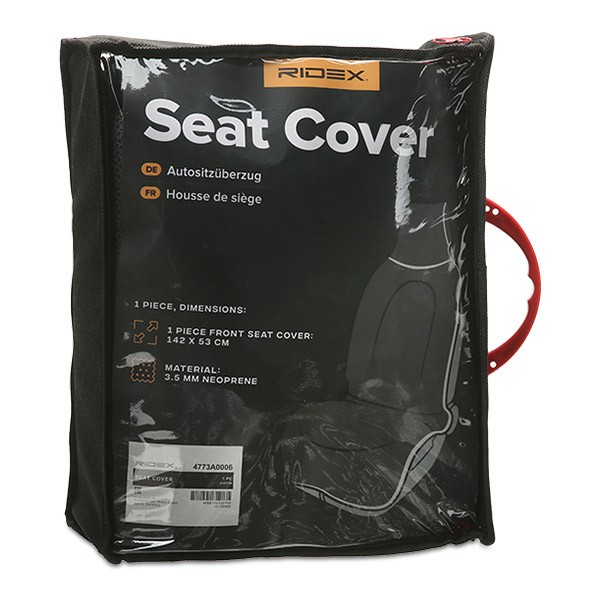 4773A0006 RIDEX Sitzschonbezug schwarz, Polychloropren (Neopren), vorne ▷  AUTODOC Preis und Erfahrung