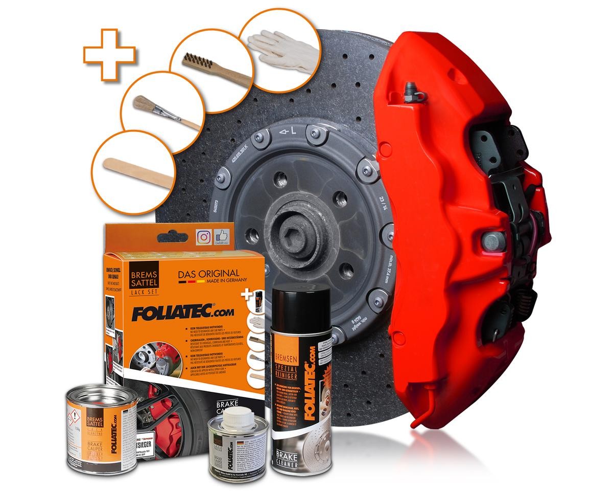 FOLIATEC 2175 Spray paint for brake calipers Red