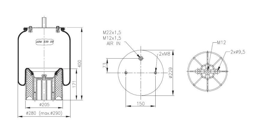 1DK 23 L-1 NEOTEC ABM23929A Crankshaft sensor 1 270 603