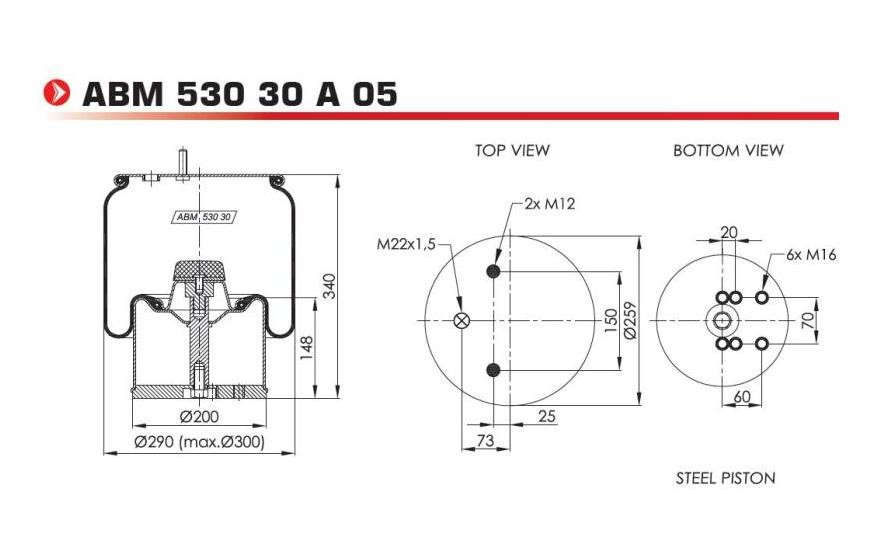 NEOTEC ABM53030A05 Boot, air suspension 05.429.42.41.1