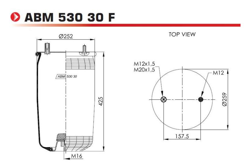 NEOTEC ABM53030F Boot, air suspension 05.429.41.77.0