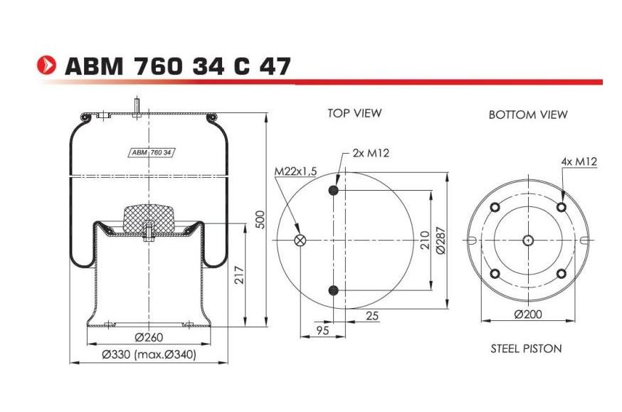 ABM76034C47 NEOTEC Boot, air suspension - buy online