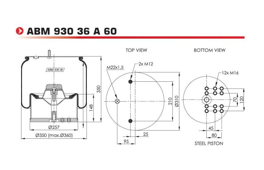 NEOTEC ABM93036A60 Boot, air suspension 05.429.41.03.1