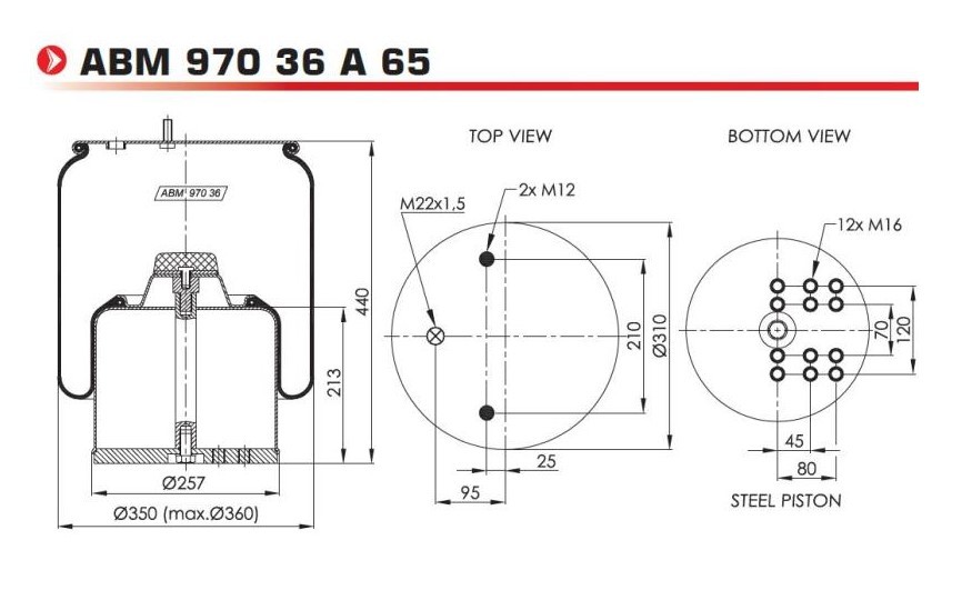NEOTEC ABM97036A65 Boot, air suspension 05.429.41.69.0