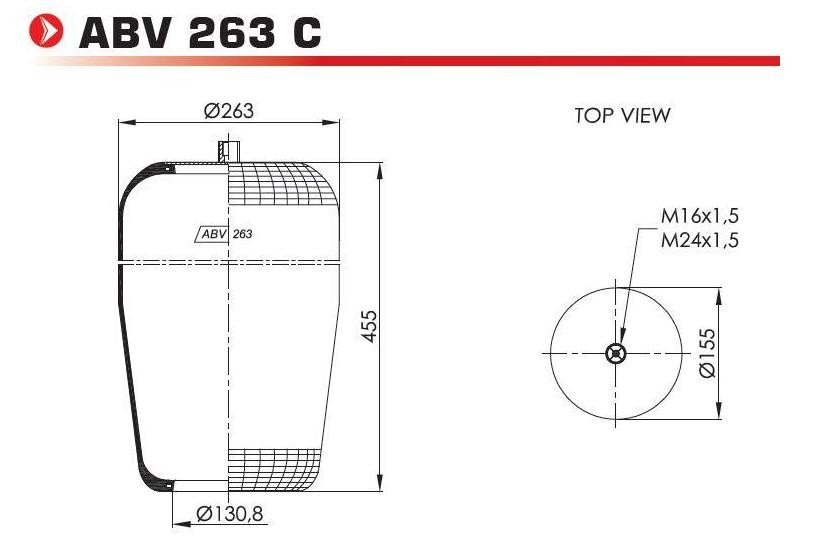 NEOTEC ABV263C Boot, air suspension 9423270001