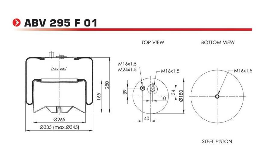 ABV295F01 NEOTEC Federbalg, Luftfederung für MERCEDES-BENZ online bestellen