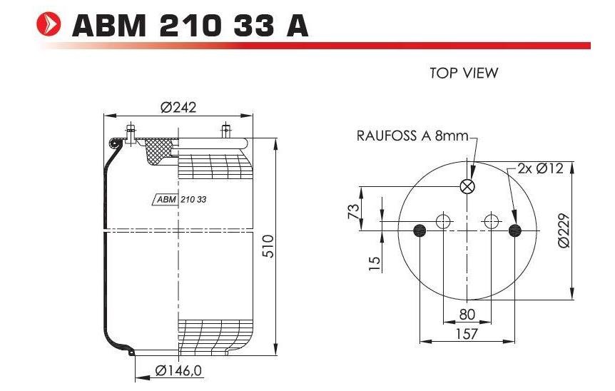 ABM21033A NEOTEC Federbalg, Luftfederung für DENNIS online bestellen