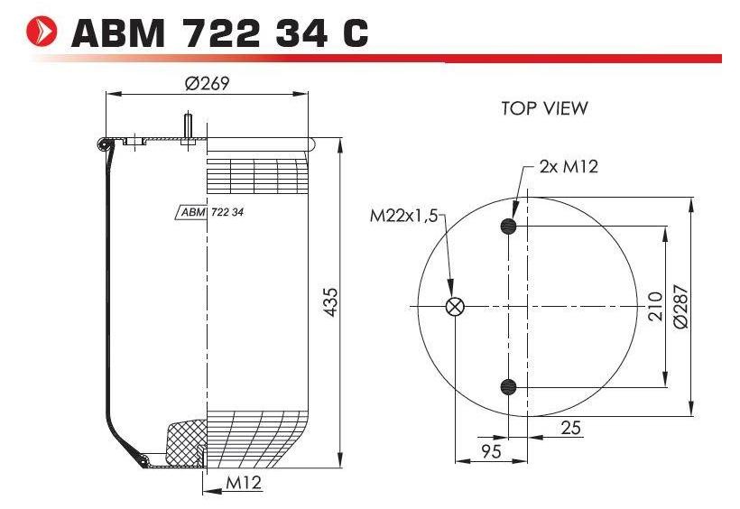 ABM72234C NEOTEC Federbalg, Luftfederung für BMC online bestellen