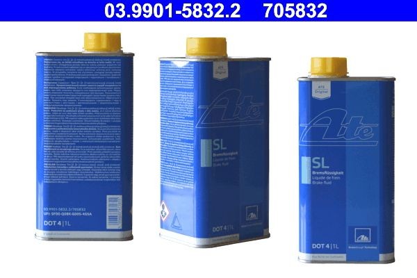 ATE DOT 4 03990158322 Brake and clutch fluid BMW F30 325 d 211 hp Diesel 2013 price