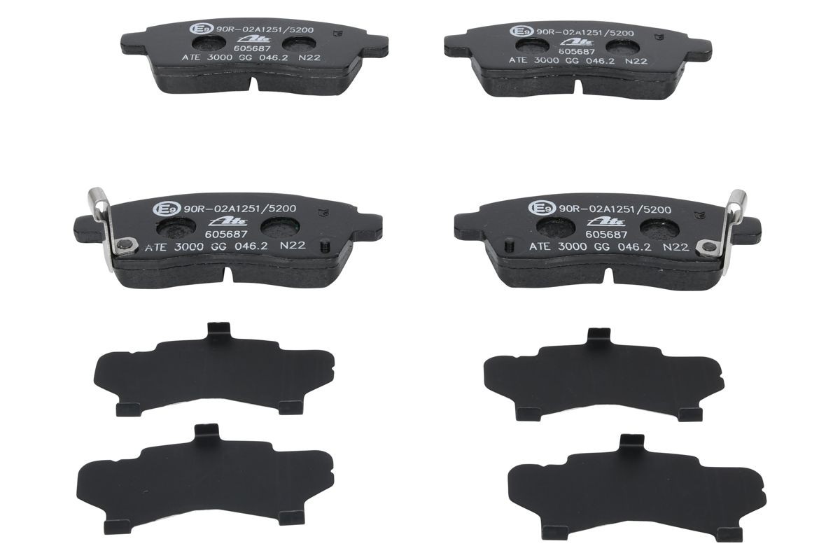 13046056872 Disc brake pads ATE 22824 review and test