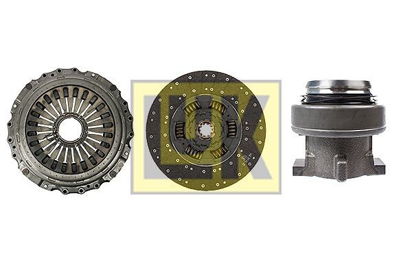 LuK with clutch release bearing, 430mm Ø: 430mm Clutch replacement kit 643 3459 00 buy