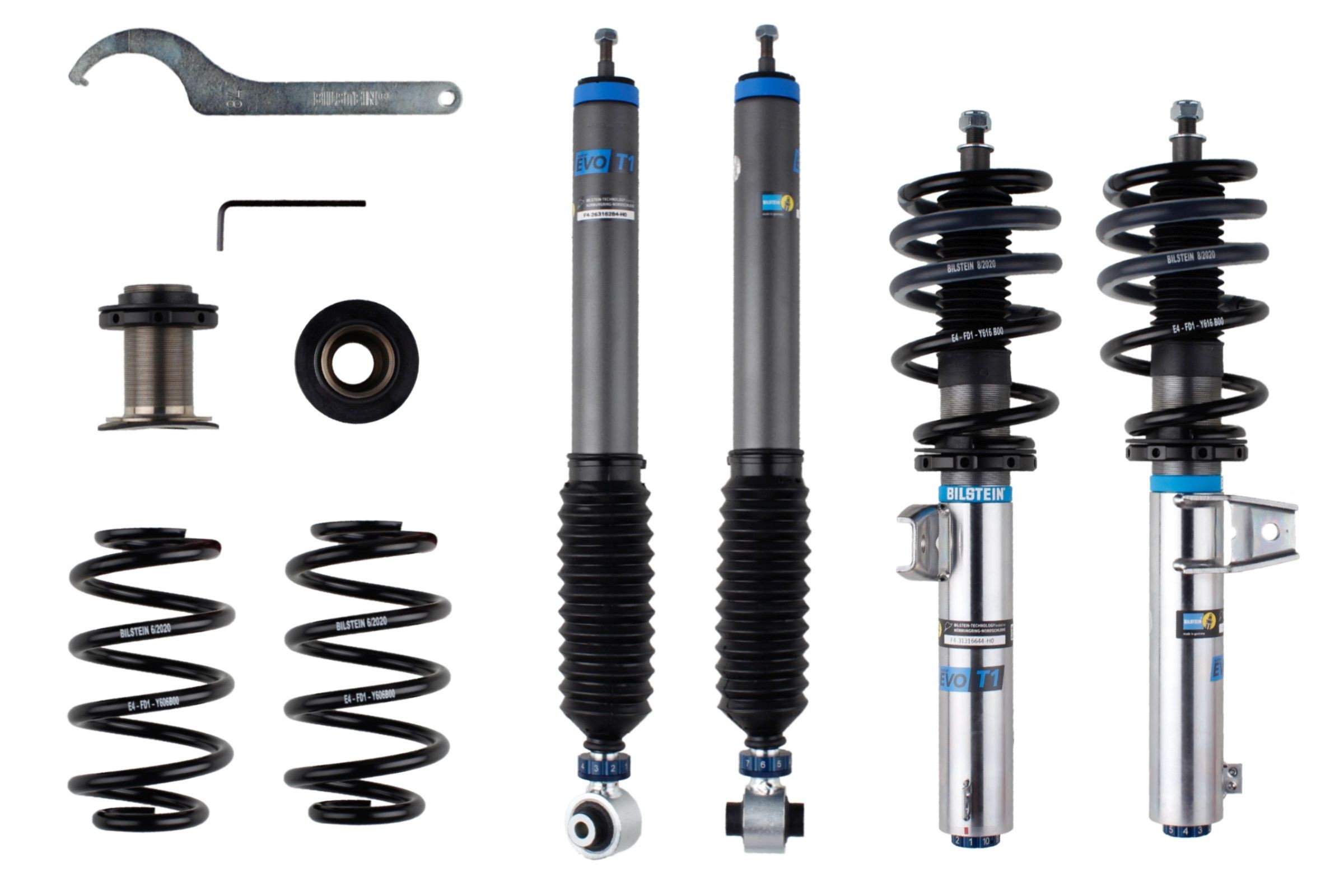 BILSTEIN 48609073 Suspension kit, coil springs / shock absorbers VW Passat B8 3G Saloon 1.4 TSI 4motion 150 hp Petrol 2015 price