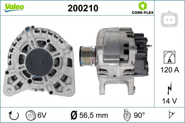 Original 200210 VALEO Generator RENAULT