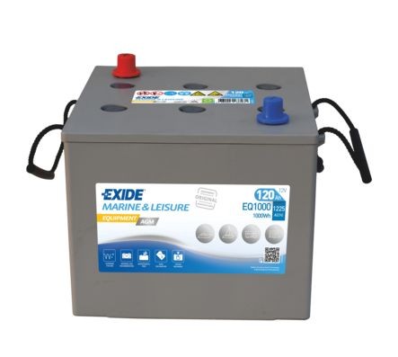 EXIDE EQ1000 Car battery 120Ah