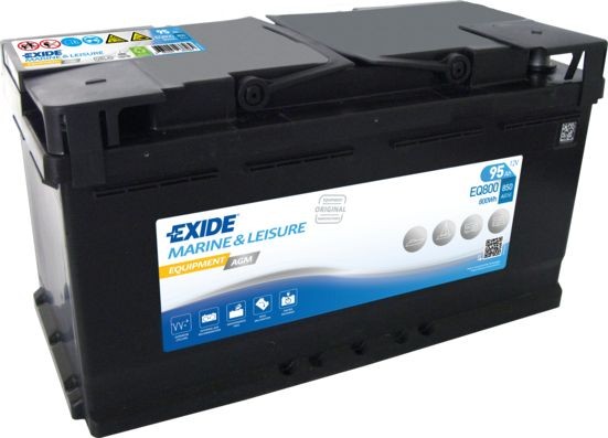 Original EXIDE Start stop battery EQ800 for NISSAN CABSTAR