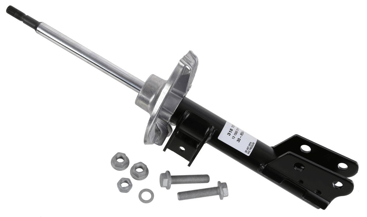 SACHS 318 131 Shock absorber Gas Pressure, Twin-Tube, Suspension Strut, Top pin, without bearing, without spring