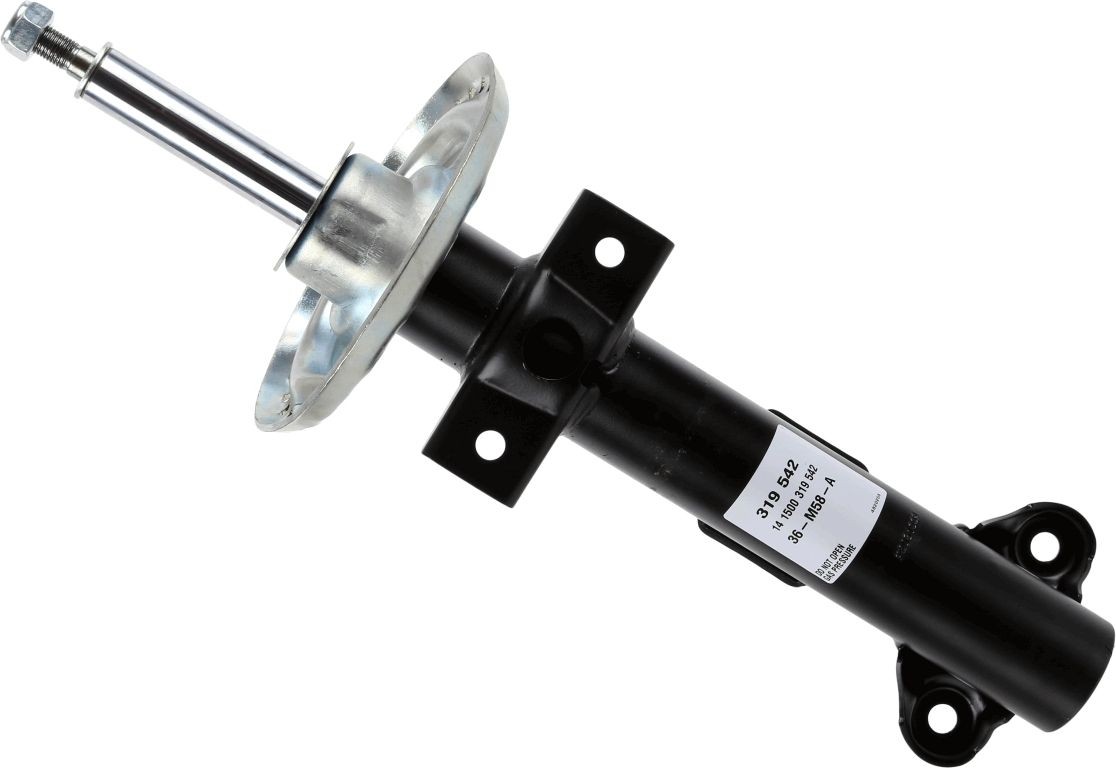 SACHS 319 542 Shock absorber Gas Pressure, Twin-Tube, Suspension Strut, Top pin
