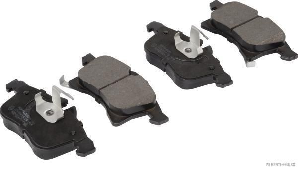HERTH+BUSS JAKOPARTS Front Axle, with acoustic wear warning Height 1: 76mm, Height 2: 69,7mm, Width 1: 156,2mm, Width 2 [mm]: 155mm, Thickness: 20mm Brake pads J3600810 buy