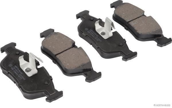 HERTH+BUSS JAKOPARTS Height 1: 57,7mm, Height 2: 57,7mm, Width 1: 150,2mm, Width 2 [mm]: 151,4mm, Thickness: 17,5mm Brake pads J3600811 buy