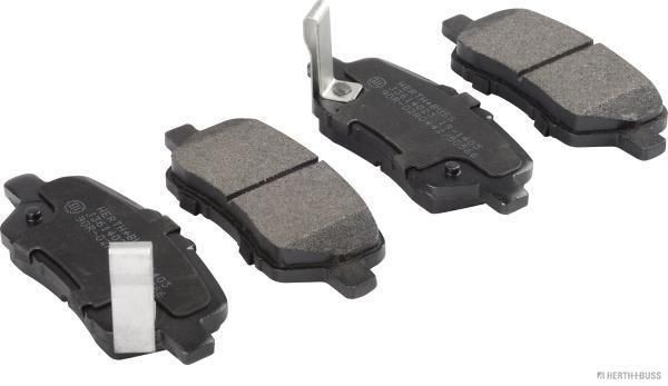 HERTH+BUSS JAKOPARTS with acoustic wear warning Height: 46mm, Width: 108,8mm, Thickness: 14,6mm Brake pads J3614023 buy