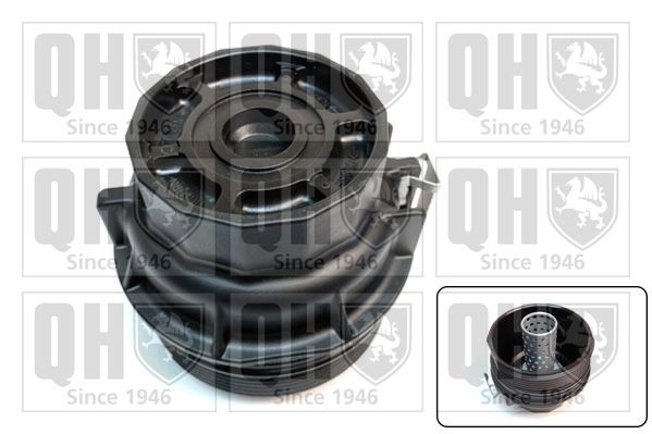 QUINTON HAZELL QOC1034 TOYOTA Oil filter cover in original quality