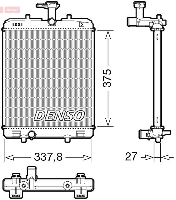 DENSO DRM50134 Engine radiator CITROËN experience and price