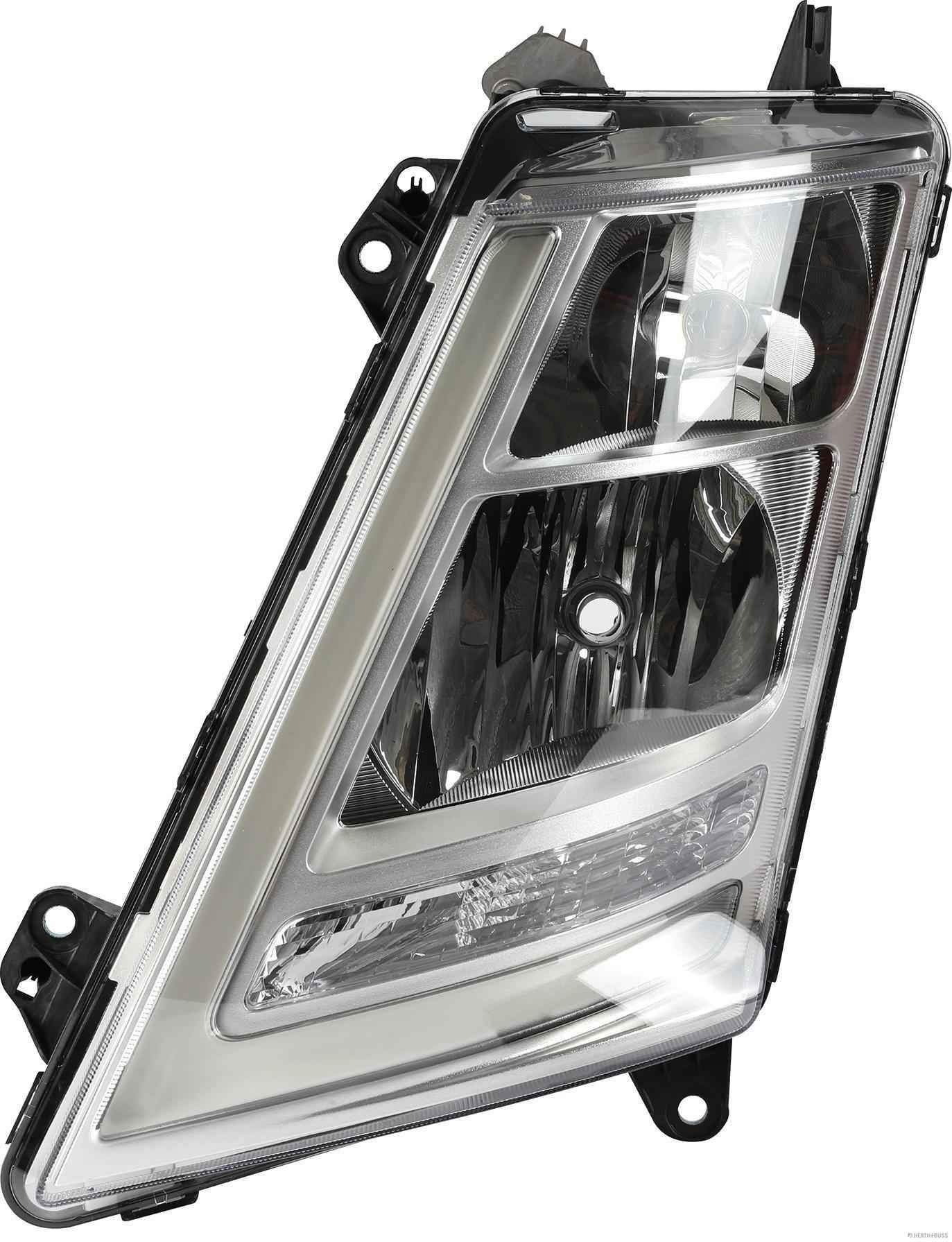 HERTH+BUSS ELPARTS 81658241 Headlight Left, H1/H7, PY21W, LED, chrome, with daytime running light (LED), with motor for headlamp levelling