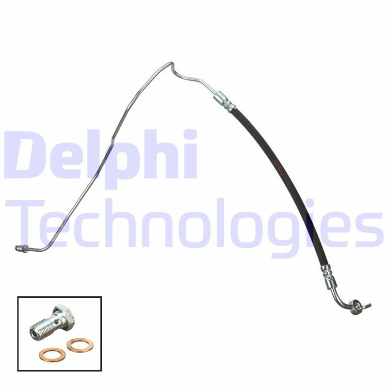 Original DELPHI Flexible brake line LH7425 for OPEL ADAM