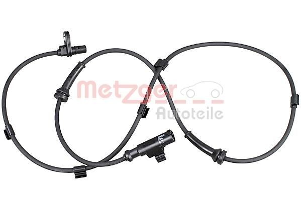 METZGER 2-pin connector Number of pins: 2-pin connector Sensor, wheel speed 09001231 buy