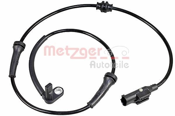 METZGER 2-pin connector Number of pins: 2-pin connector Sensor, wheel speed 09001326 buy