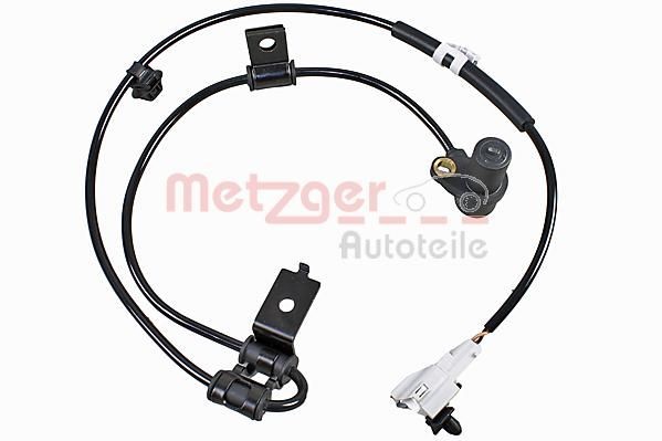 METZGER 2-pin connector Number of pins: 2-pin connector Sensor, wheel speed 09001336 buy