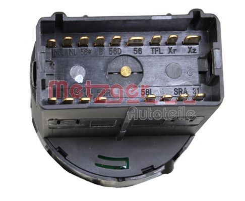 METZGER Switch, headlight 0916733 for AUDI A4