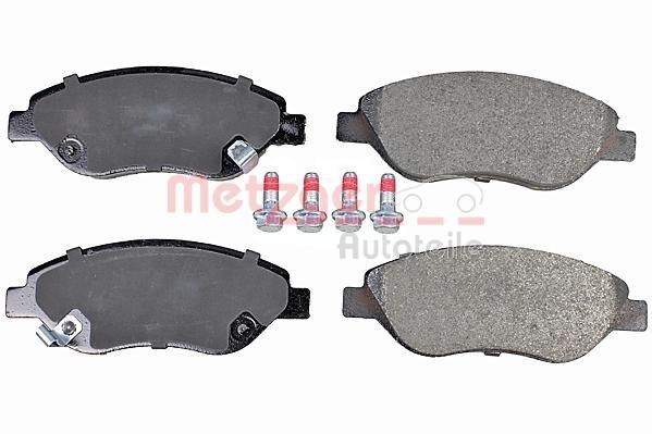 METZGER Brake pad kit 1170897 for FIAT TIPO