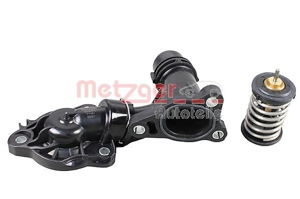 BMW X3 Coolant thermostat 16178878 METZGER 4006370 online buy
