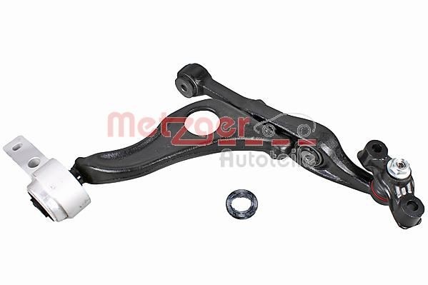 METZGER with bearing(s), with ball joint, Front Axle Left, Lower, Control Arm Control arm 58128501 buy