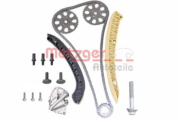 Volkswagen FOX Timing chain kit 16179170 METZGER 7490018 online buy