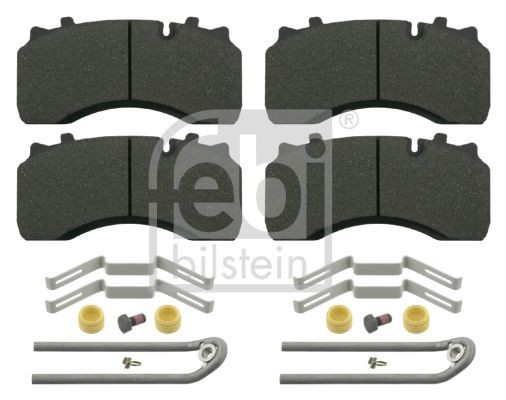 29141 FEBI BILSTEIN Rear Axle, Front Axle, excl. wear warning contact, with fastening material Width: 99,6mm, Thickness 1: 29,8mm Brake pads 16610 buy