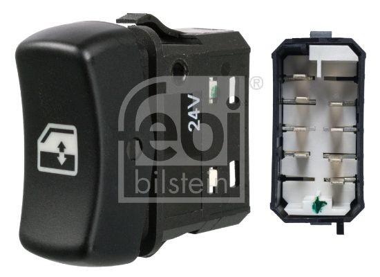 FEBI BILSTEIN Driver side, Passenger Side Number of connectors: 8 Switch, window regulator 172426 buy
