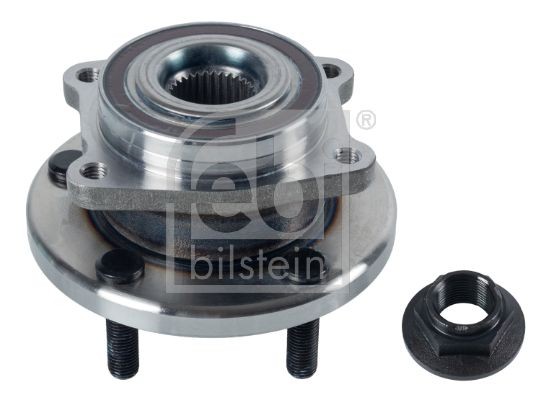 172490 FEBI BILSTEIN Wheel hub assembly CHRYSLER Front Axle Left, Front Axle Right, Wheel Bearing integrated into wheel hub, with integrated magnetic sensor ring, with wheel hub, with ABS sensor ring, 85 mm, Angular Ball Bearing