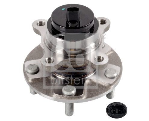 172641 FEBI BILSTEIN Wheel hub assembly LEXUS Front Axle Left, without stop function, Wheel Bearing integrated into wheel hub, with integrated magnetic sensor ring, with wheel hub, 74 mm, Angular Ball Bearing