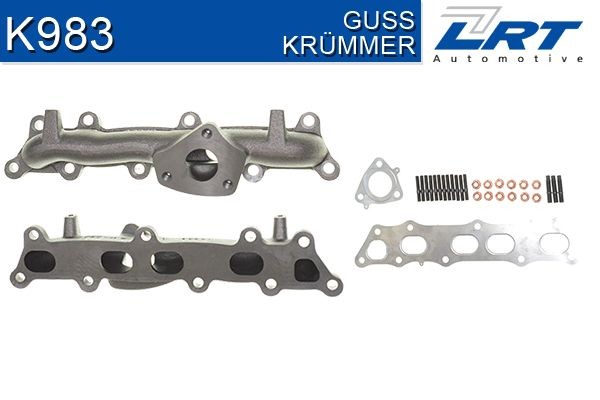 K983 Exhaust manifold LRT K983 review and test