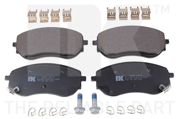 NK not prepared for wear indicator Height 1: 69,7mm, Width 1: 163,4mm, Thickness 1: 20mm Brake pads 223399 buy