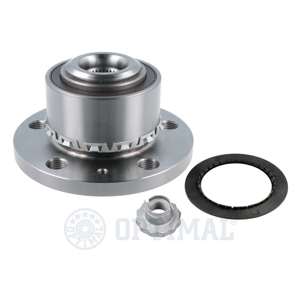 101028 OPTIMAL Wheel bearings SKODA with integrated magnetic sensor ring, Requires special tools for mounting, 126,6, 78 mm