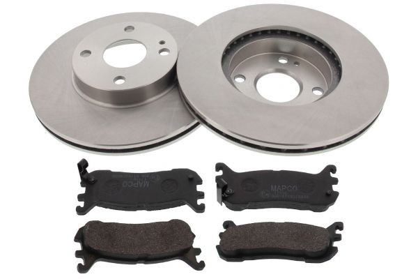 Mazda Brake discs and pads set MAPCO 47589 at a good price